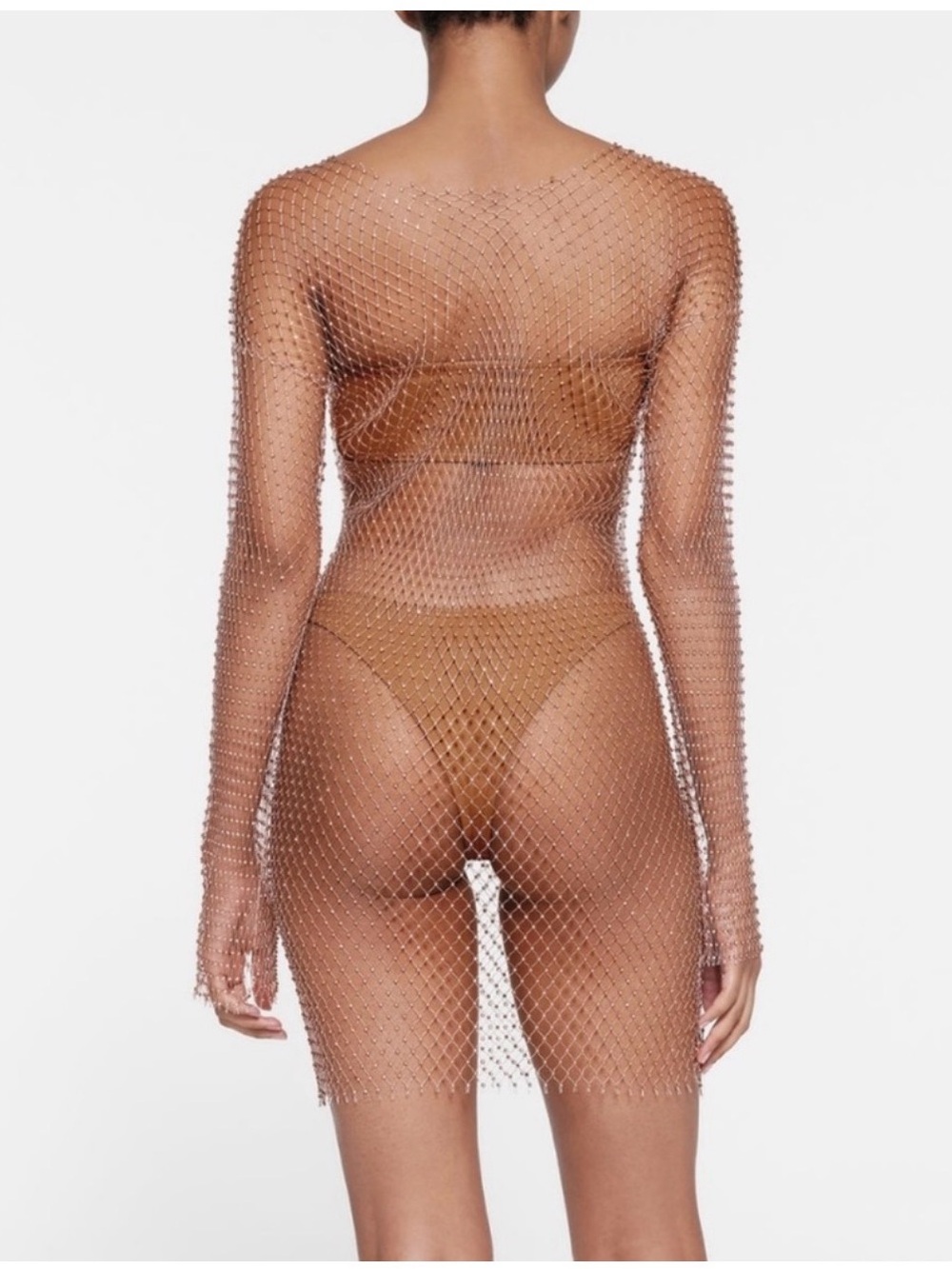 SKIMS RHINESTONE NETTED COVER UP
LONG SLEEVE DRESS RARE 💎 - Picture 3 of 10